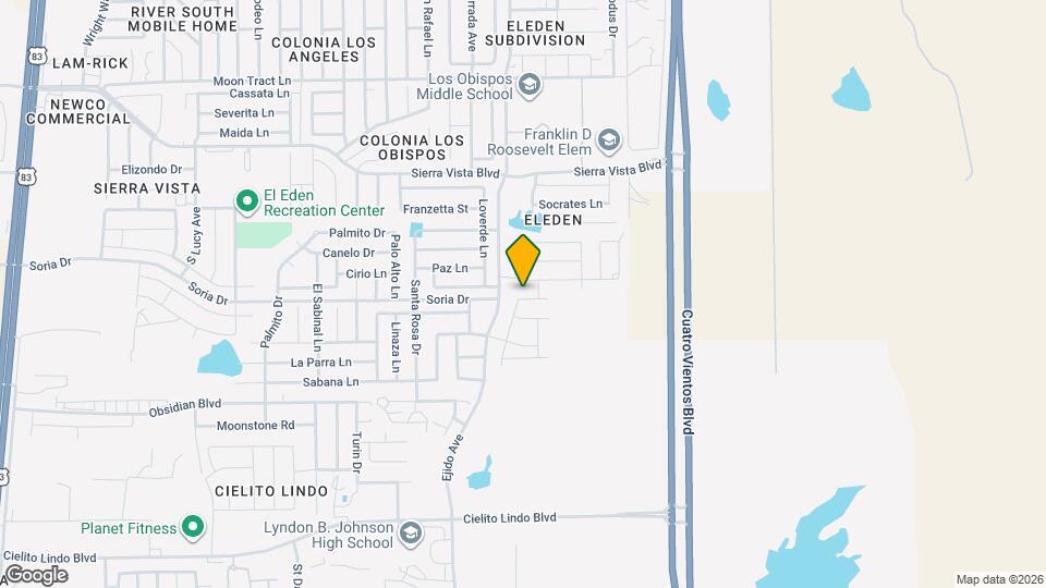 5006 Cherimoya Ln Map and Location Details