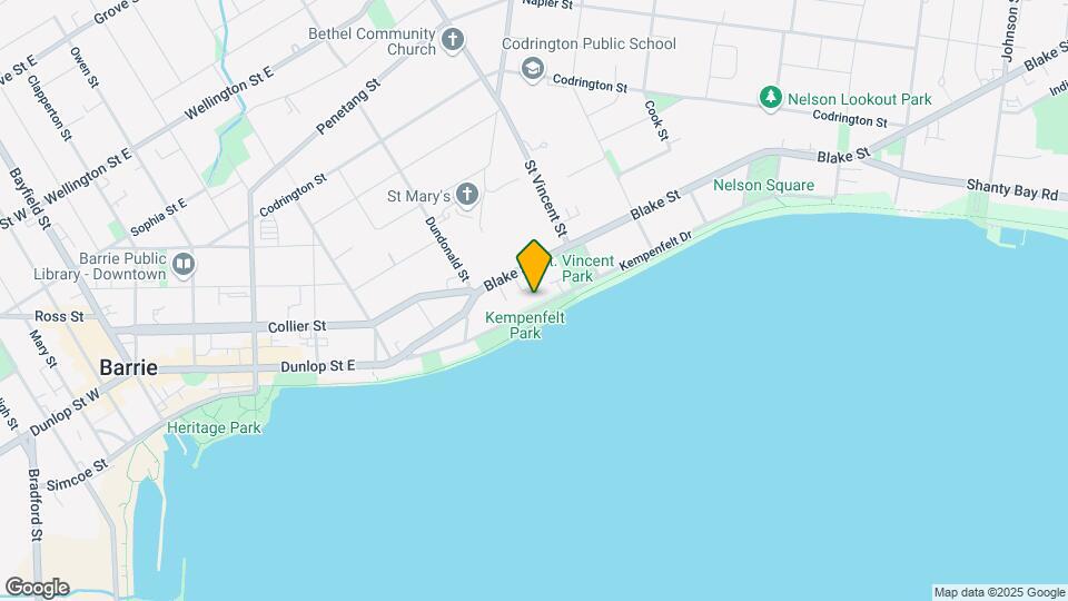 108 Kempenfelt Dr Map and Location Details