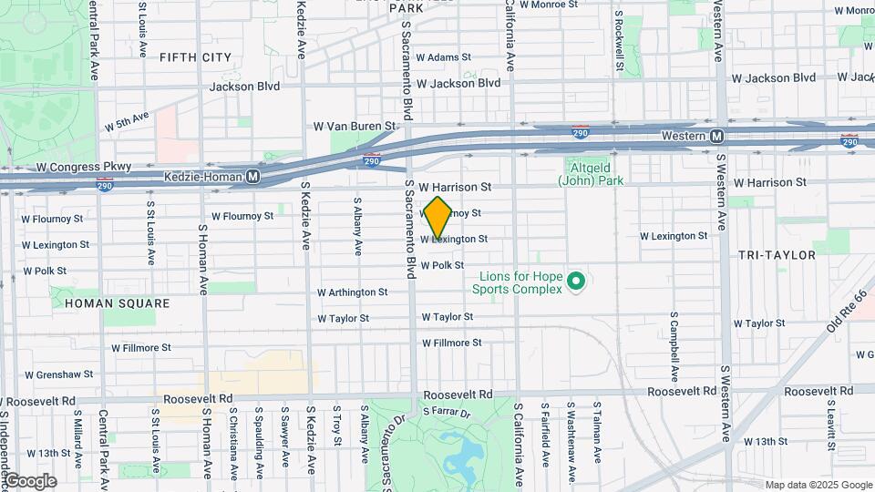 2931 W Lexington St Map and Location Details