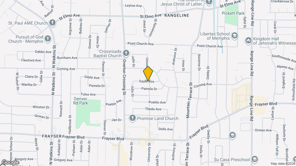 2201 Gayle Ave Map and Location Details