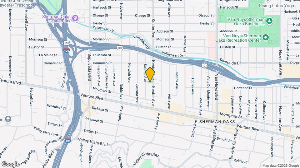 4643 Kester Ave Mapa y Detalles de la Ubicación