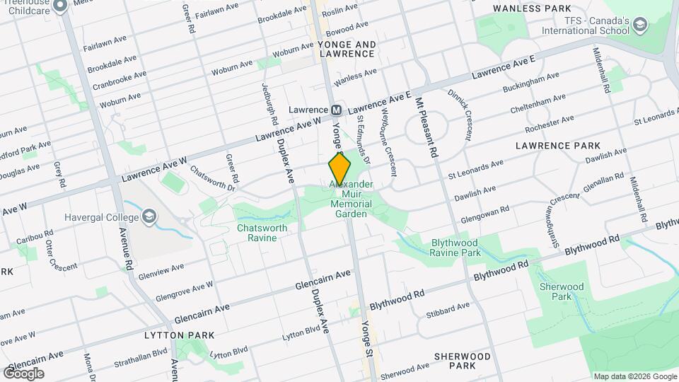 2908 Yonge St Map and Location Details