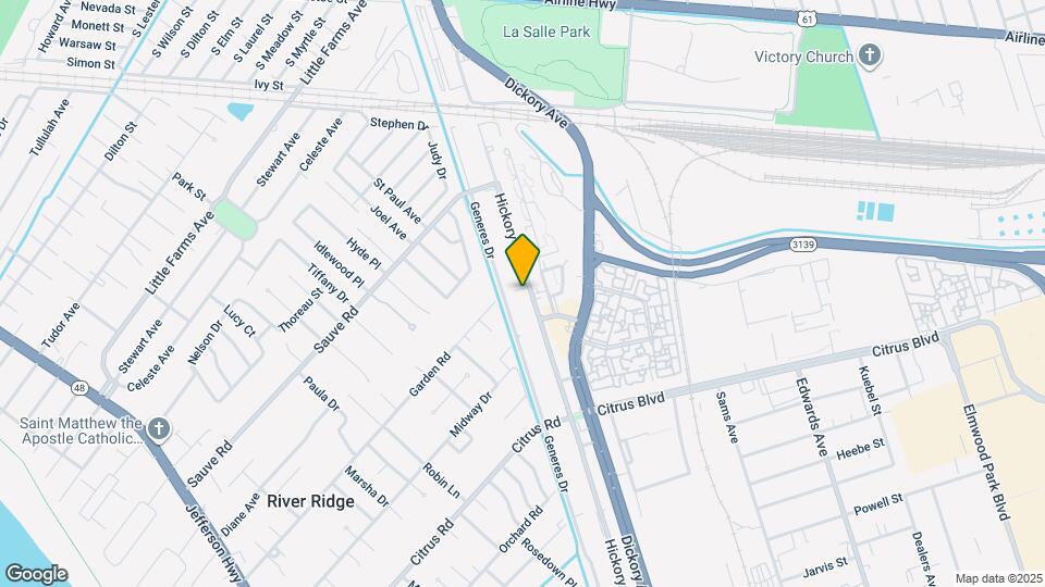 2012 Hickory Ave Mapa y Detalles de la Ubicación