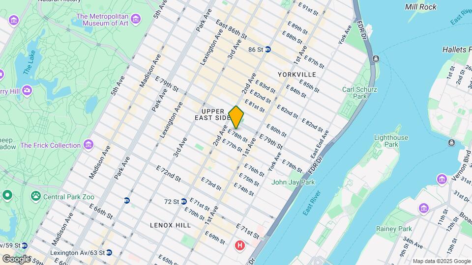 315 E 78th St Map and Location Details