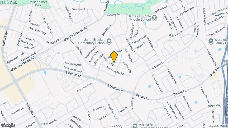 8143 Guadalupe Rd Map and Location Details