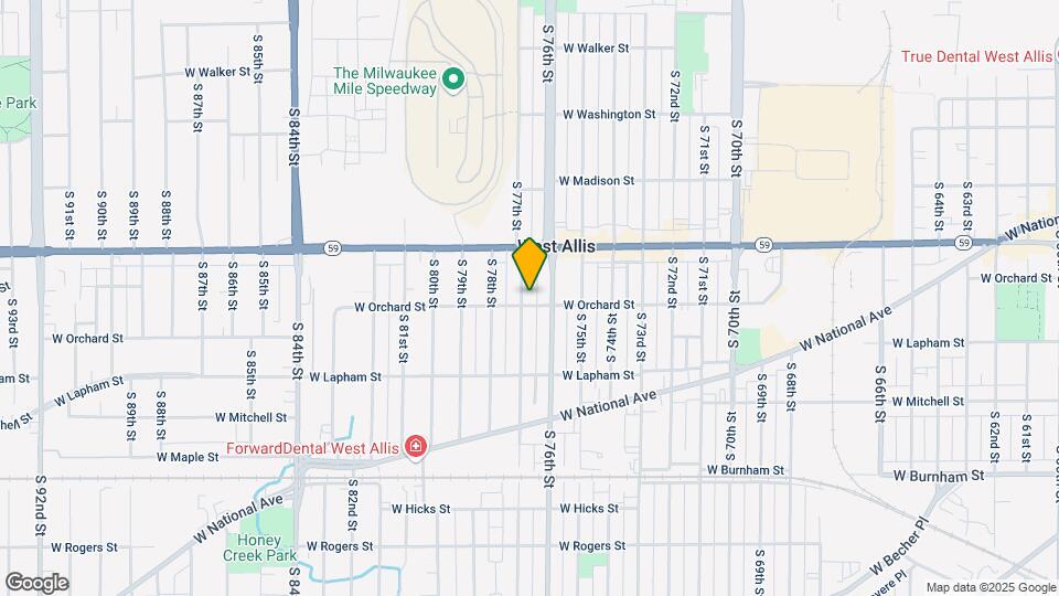 1460 S 77th St, Unit Lower Map and Location Details