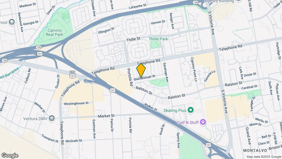 5000 Shenandoah St Map and Location Details
