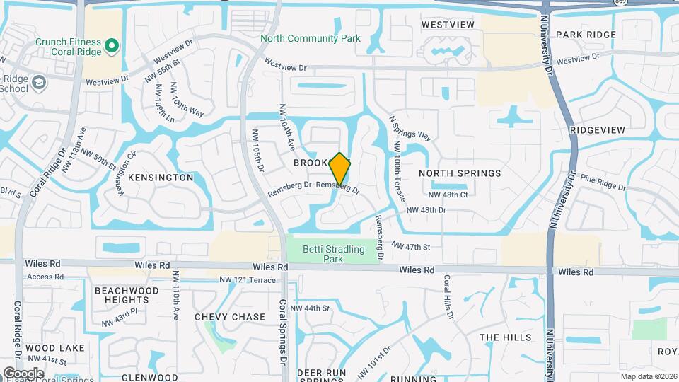 10219 NW 48th Manor Map and Location Details