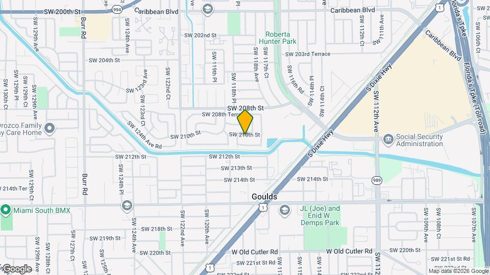 11854 SW 210th St Map and Location Details