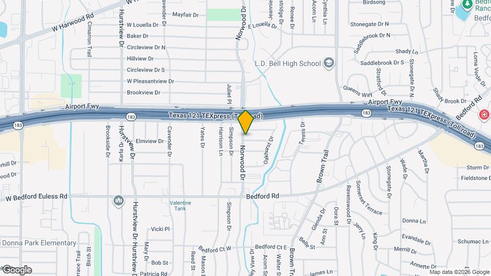 1416 Norwood Dr Map and Location Details