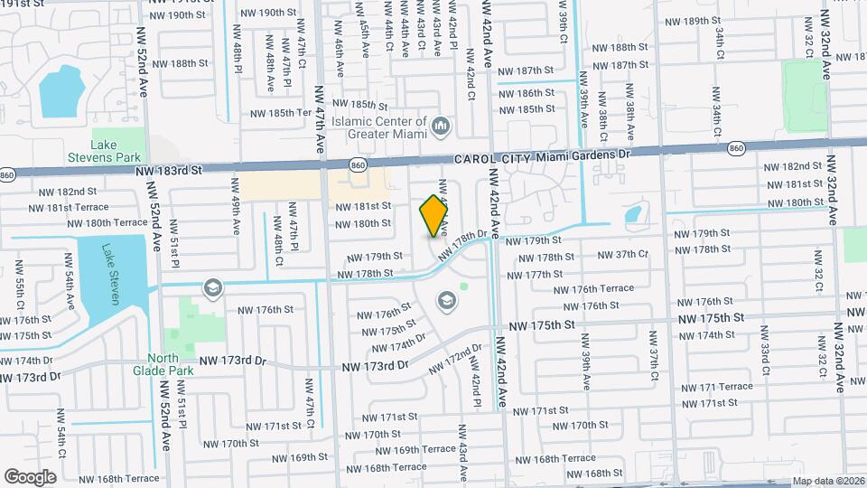 17915 NW 43rd Ct Map and Location Details