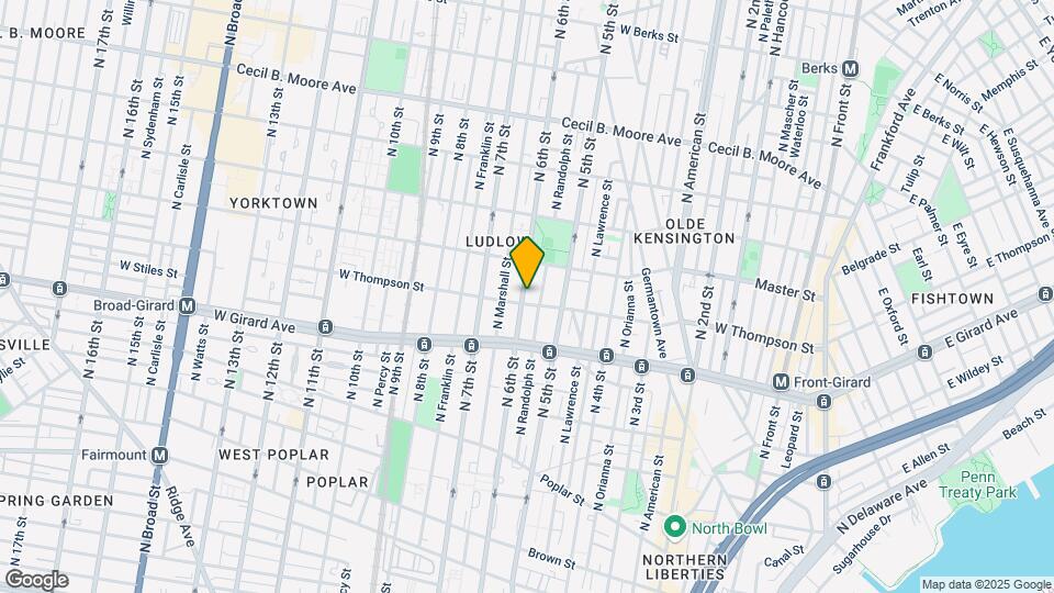 1319 N 6th St Mapa y Detalles de la Ubicación