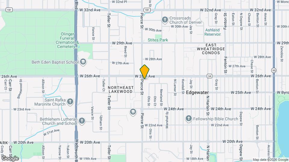 2484 Pierce St Map and Location Details