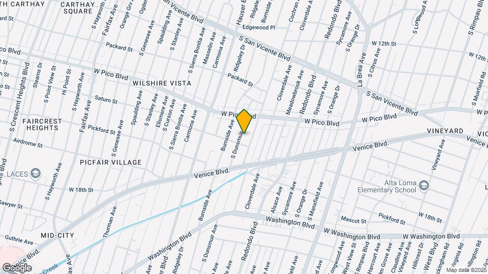 1448 S Dunsmuir Ave, Unit 1448 Mapa y Detalles de la Ubicación