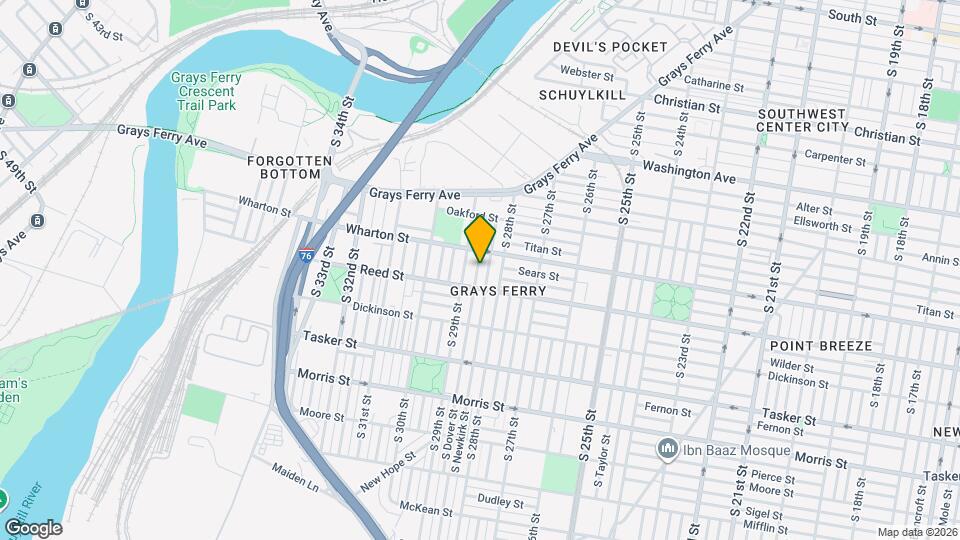 1331 S Dover St Map and Location Details