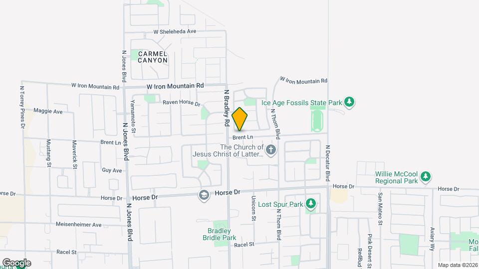 5405 Welch Valley Ave Map and Location Details