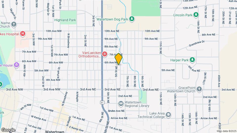 511 6th St NE Map and Location Details