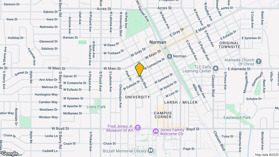 222 S University Blvd Map and Location Details