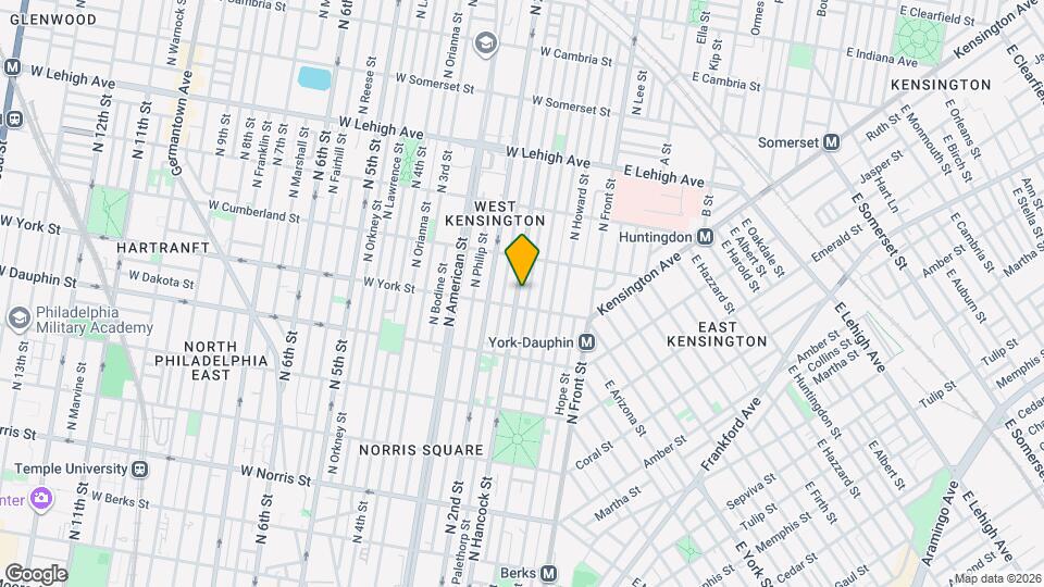 2417 N Hancock St Map and Location Details