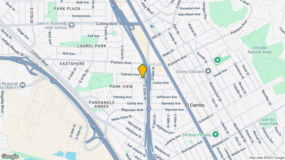 929 S 55th St Map and Location Details
