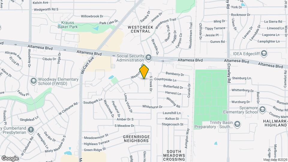 6706 Crestmont Ct Map and Location Details