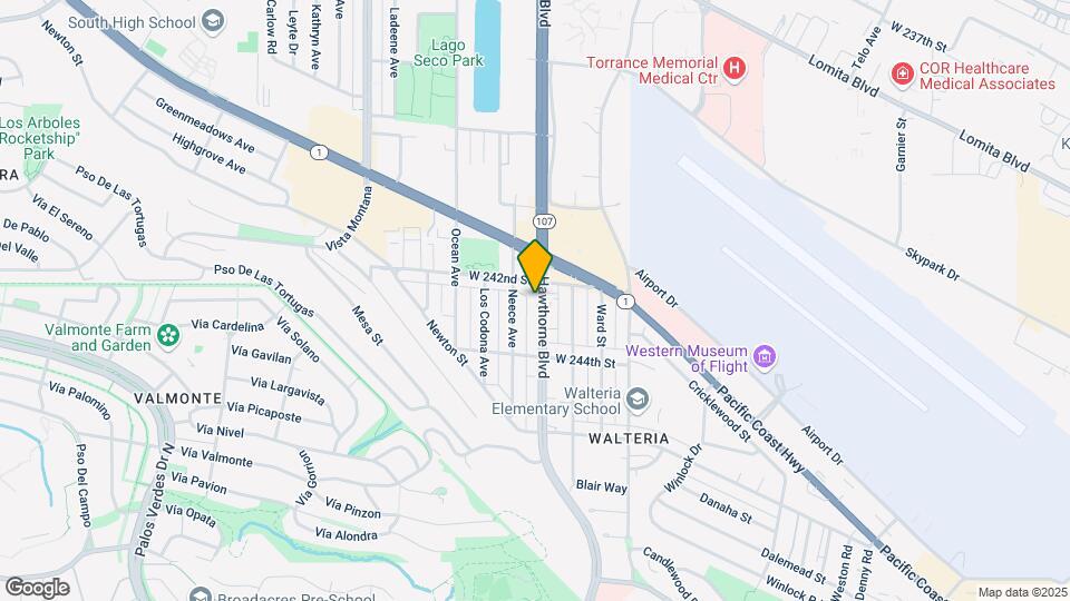 24207 Hawthorne Blvd Map and Location Details