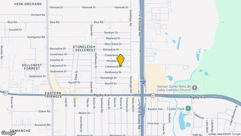 5026 Lakewood Dr Map and Location Details