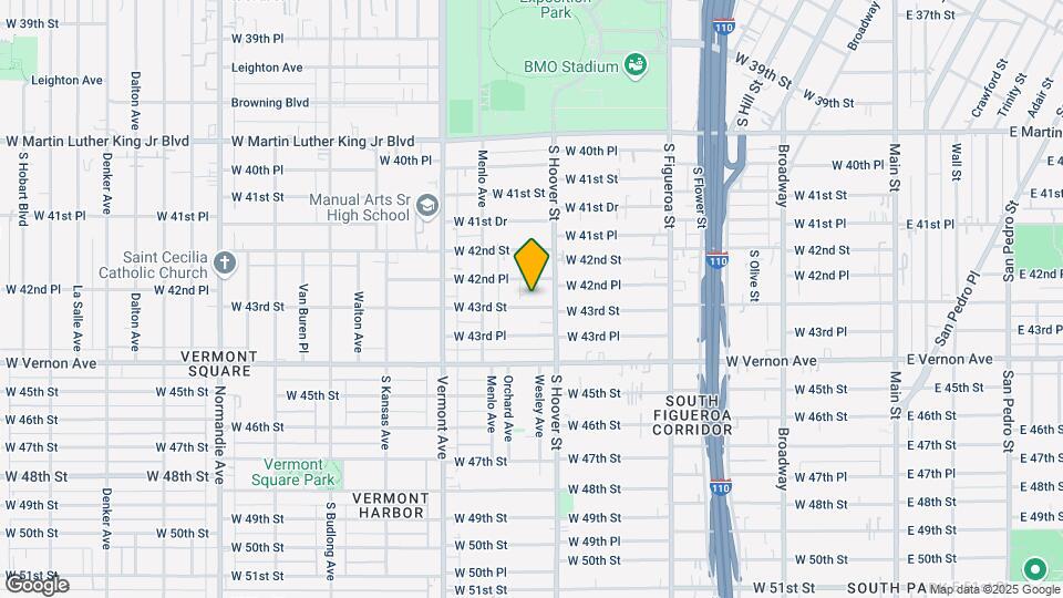 4 Units Near USC | 50% Vacant Map and Location Details