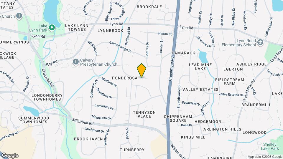 6121 Chowning Ct Map and Location Details