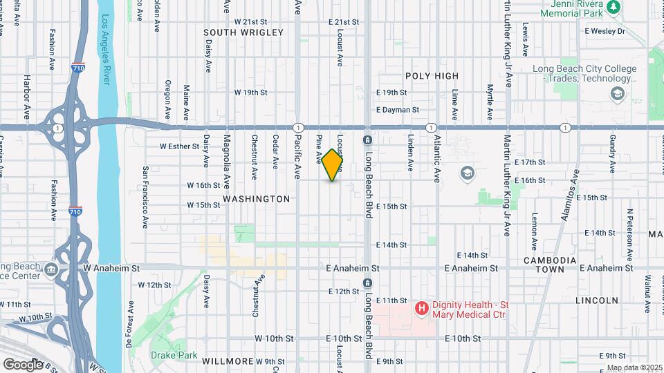 124 E 16th St Mapa y Detalles de la Ubicación