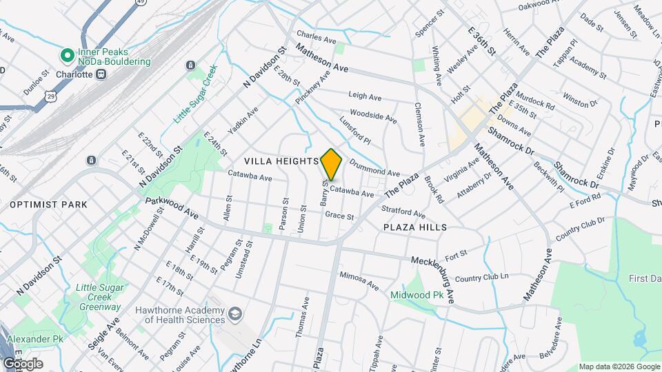 2536 Barry St Map and Location Details