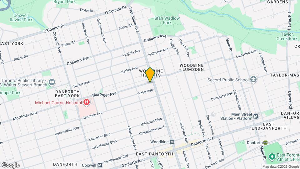 707 Mortimer Ave Map and Location Details