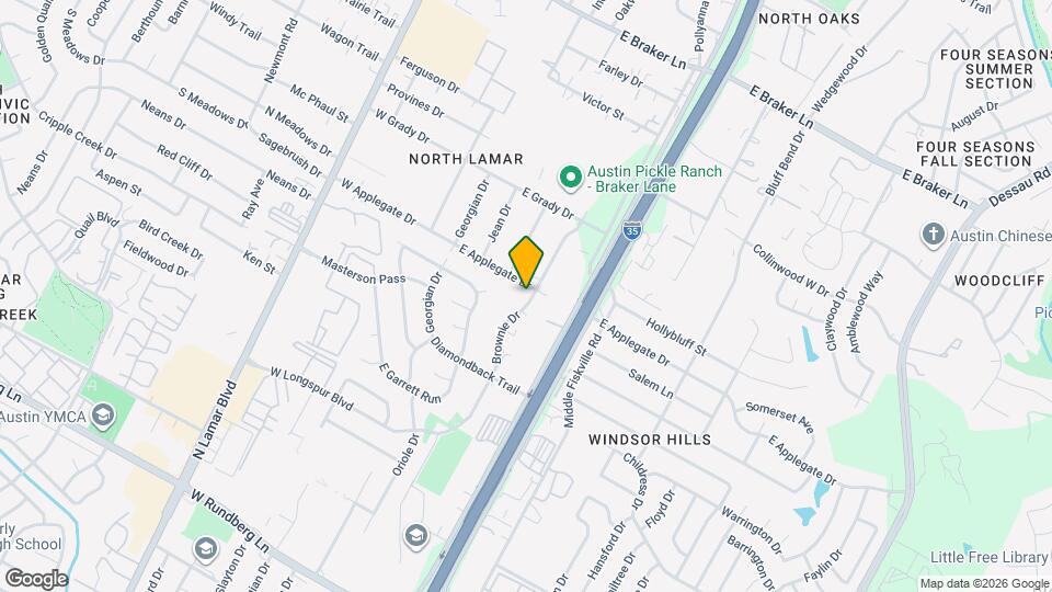 505 E Applegate Dr Map and Location Details