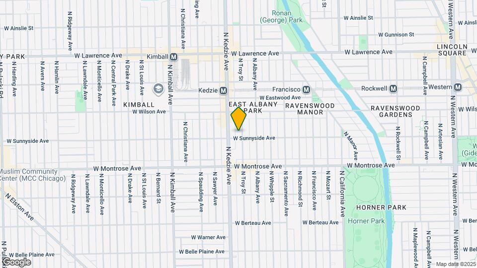 4504 N Troy St Map and Location Details