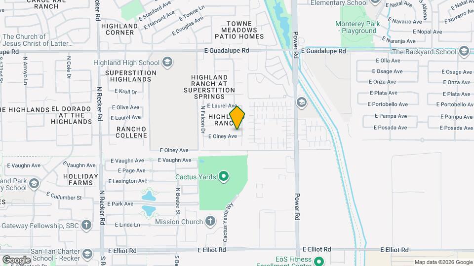 4560 E Olney Ave Map and Location Details