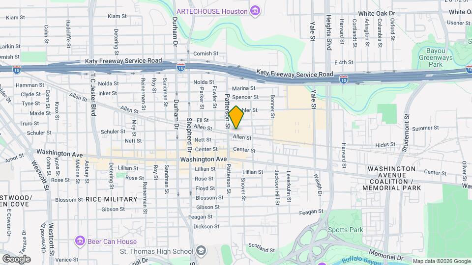 4410 Allen St Map and Location Details