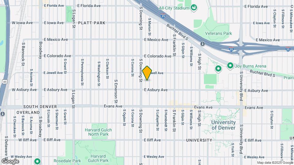 1955 S Marion St Map and Location Details