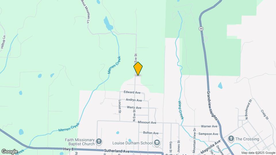 1009 N Eve St Mapa y Detalles de la Ubicación