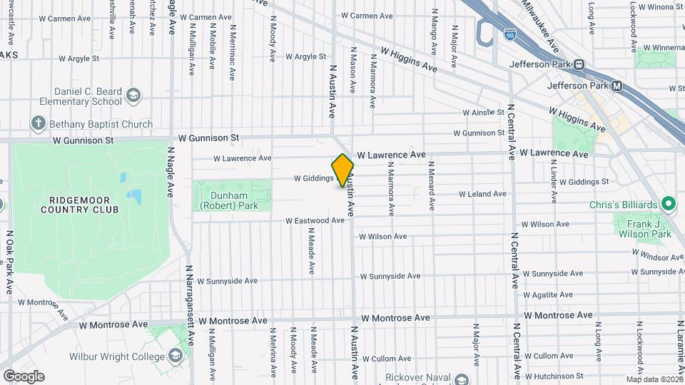 4702 N Austin Ave Map and Location Details