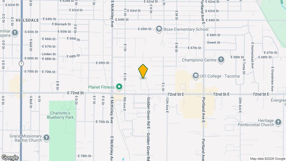 7007 E J St, Unit 102 Map and Location Details