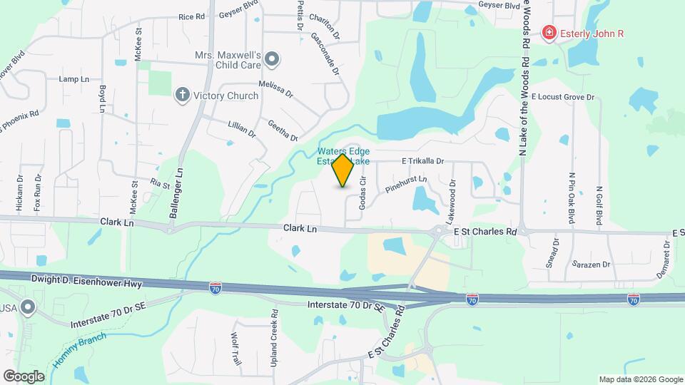 1329 Valley Creek Ln Map and Location Details