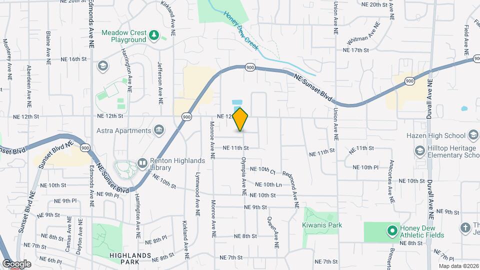 3414 NE 11th Pl Map and Location Details