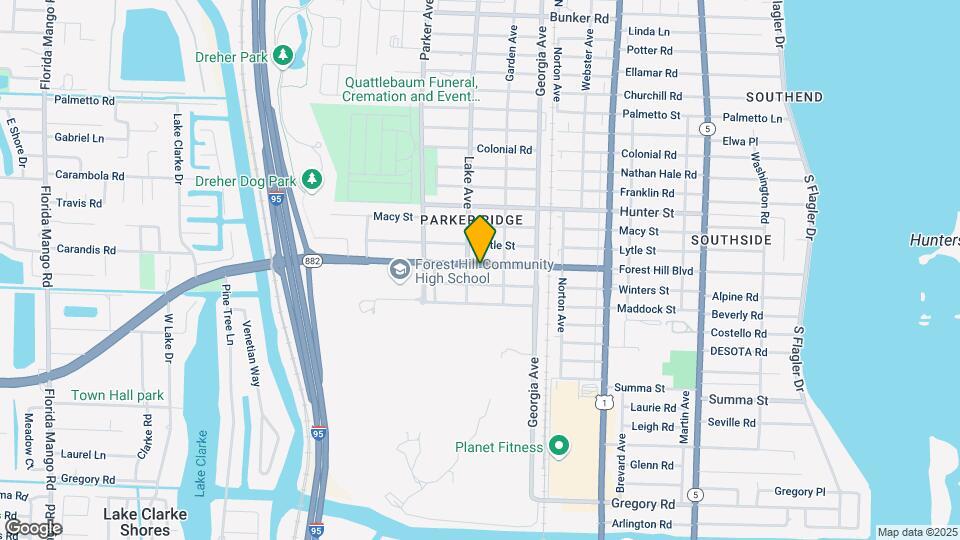 722 Forest Hill Blvd Map and Location Details