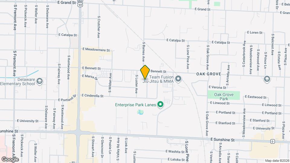 1441 S Barnes Ave Map and Location Details