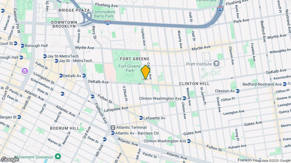 206 Washington Park Mapa y Detalles de la Ubicación