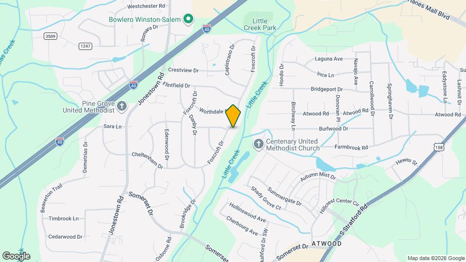 332 Foxcroft Dr Map and Location Details