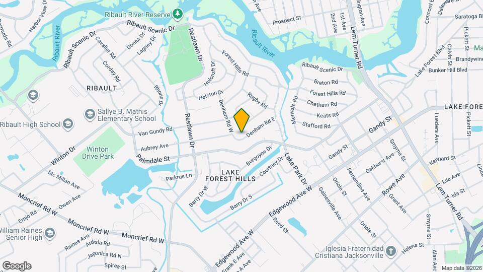 7832 Denham Rd E Map and Location Details