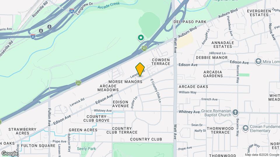 3309 Edison Ave Map and Location Details