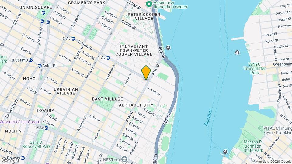 The East Map and Location Details