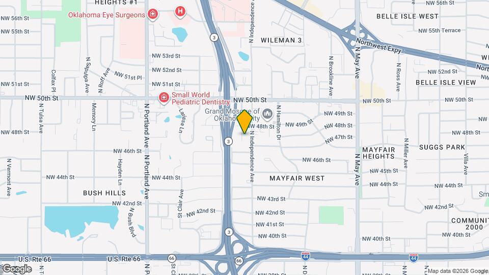 4804 N Woodward Ave Map and Location Details